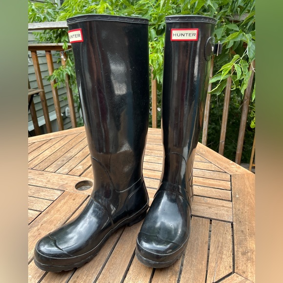 Hunter Original Tall Gloss Rain Boots - Picture 4 of 5